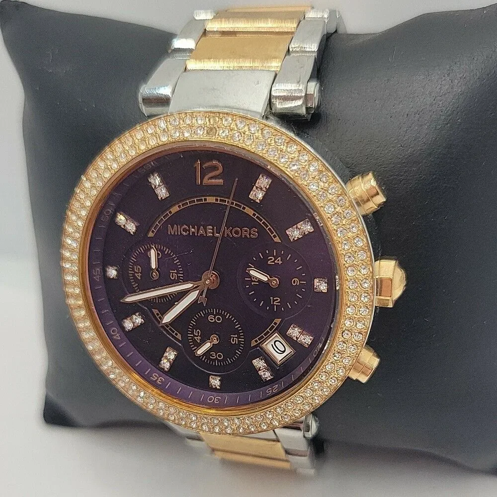 Michael Kors Parker MK6108 Women's StainlessSteel Analog Dial Quartz Watch AM431